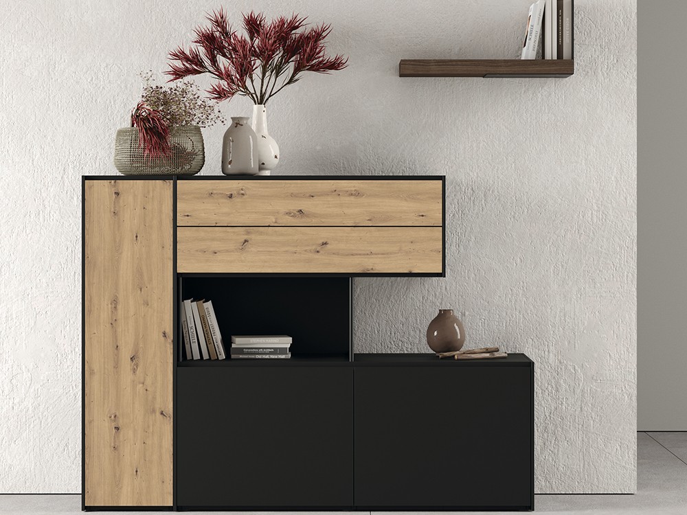 Aparador alto singular Madera Addliving de Lagrama - 2