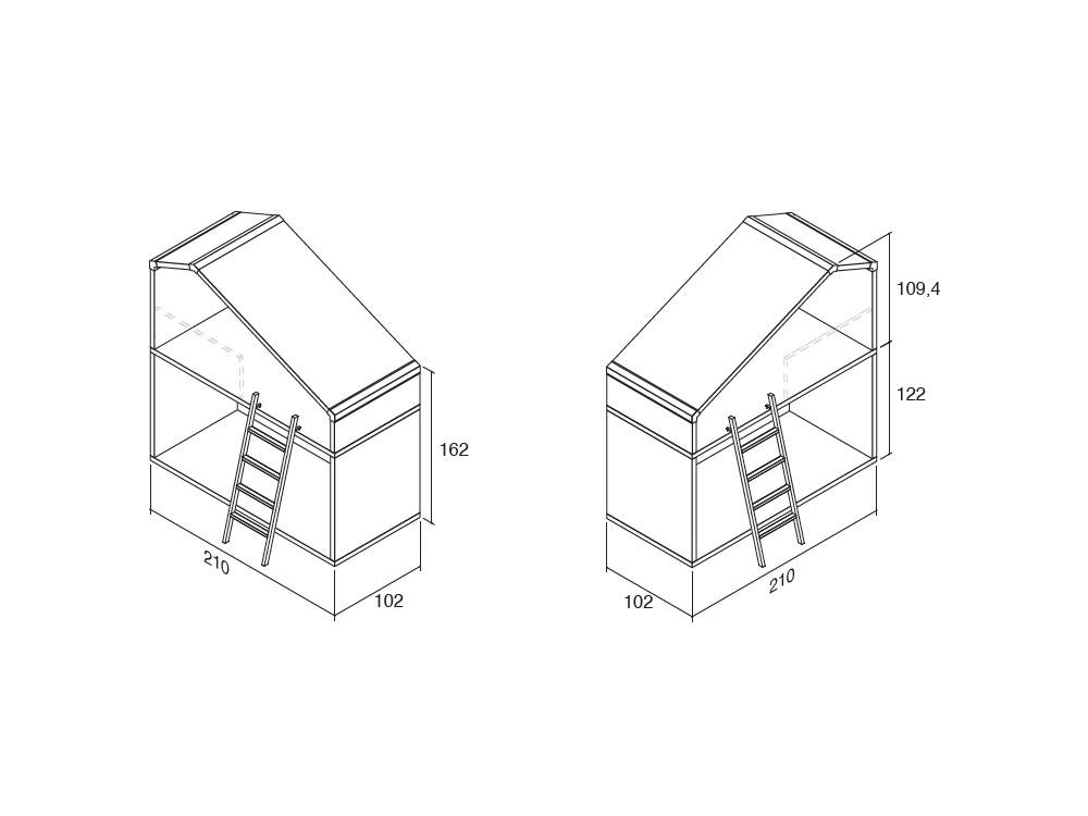 Litera infantil Cottage Zona Joven de Lagrama - 4