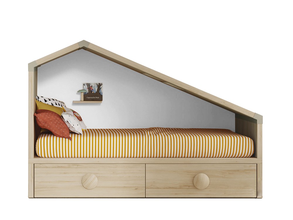 Cama casita infantil cajones Cottage Zona Joven de Lagrama - 4