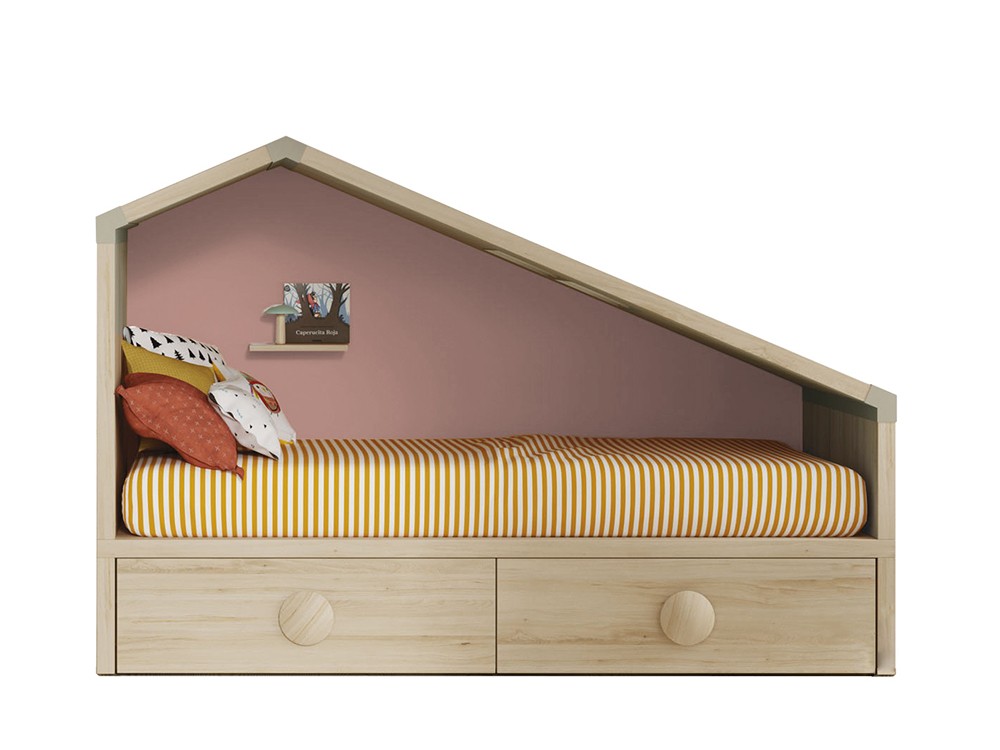 Cama casita infantil cajones Cottage Zona Joven de Lagrama - 9