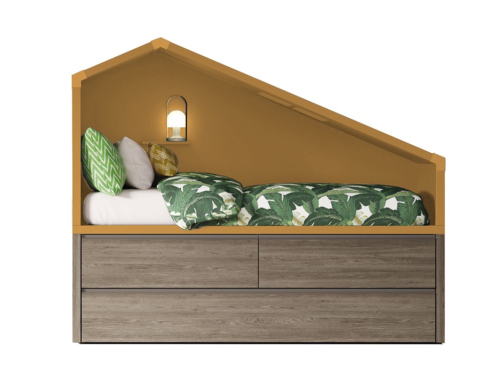 Cama casita infantil nido Cottage Zona Joven de Lagrama - 3