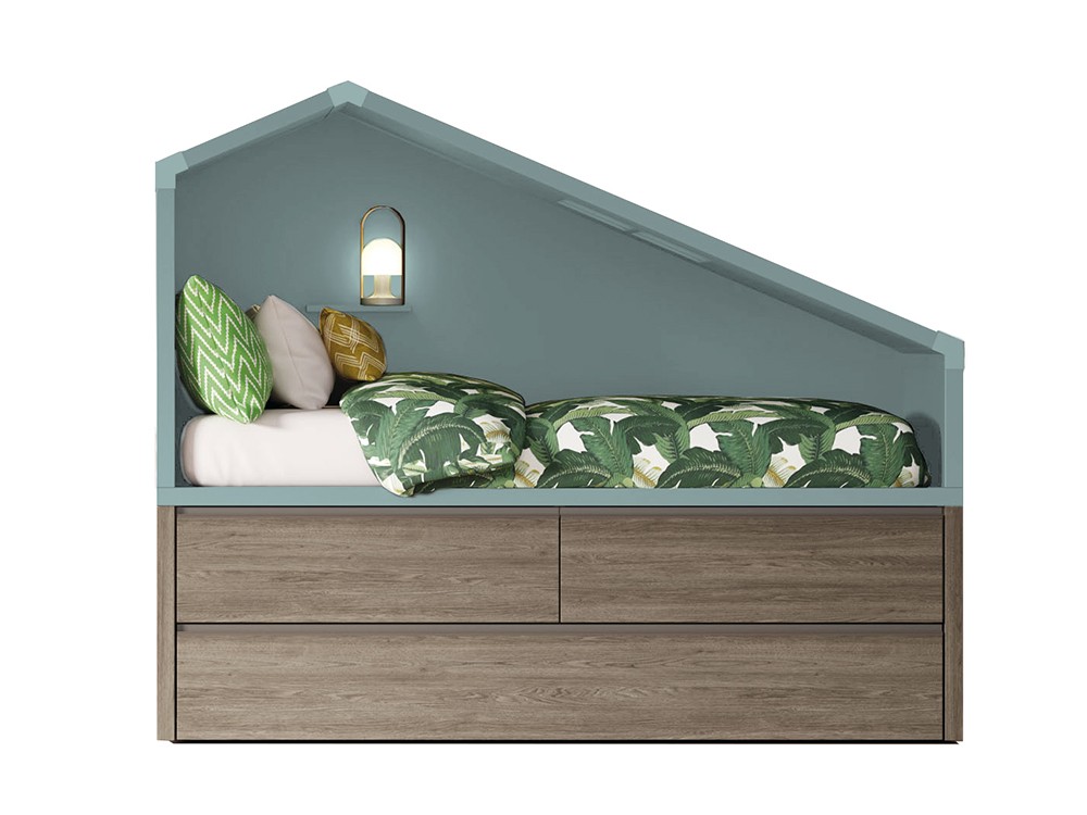 Cama casita infantil nido Cottage Zona Joven de Lagrama - 4