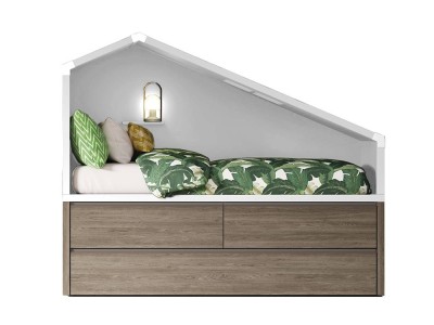Cama casita infantil nido Cottage Zona Joven de Lagrama - 5