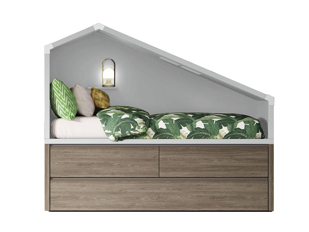 Cama casita infantil nido Cottage Zona Joven de Lagrama - 6