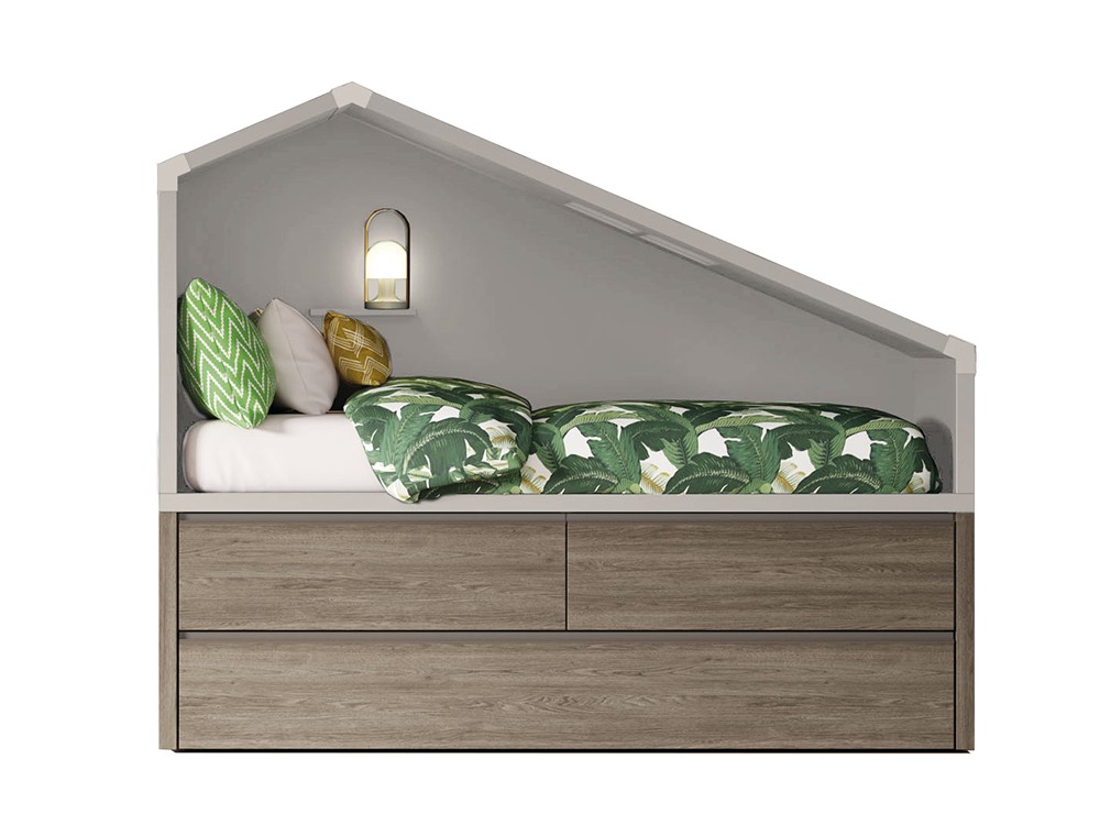 Cama casita infantil nido Cottage Zona Joven de Lagrama - 7