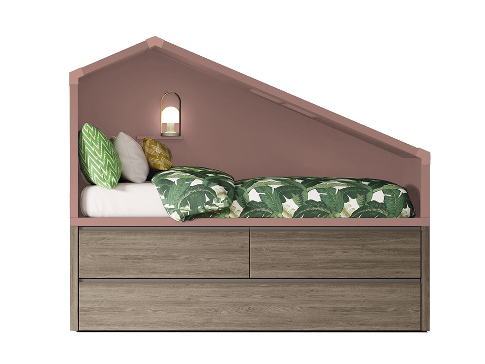 Cama casita infantil nido Cottage Zona Joven de Lagrama - 10