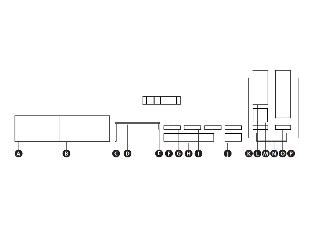Cama nido modular con escritorio Kubox Zona Joven de Lagrama -3