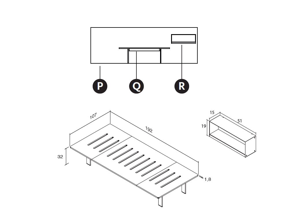 Cama con cabecero Zona Joven de Lagrama - 3