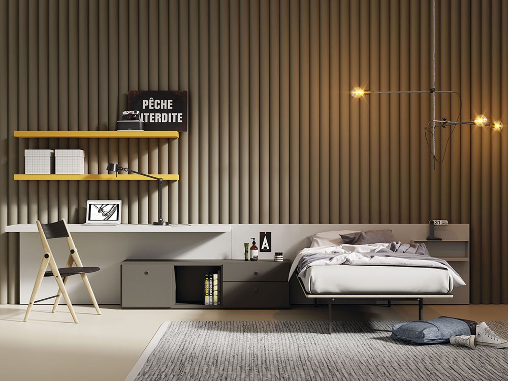 Cama con cabecero Zona Joven de Lagrama - 2