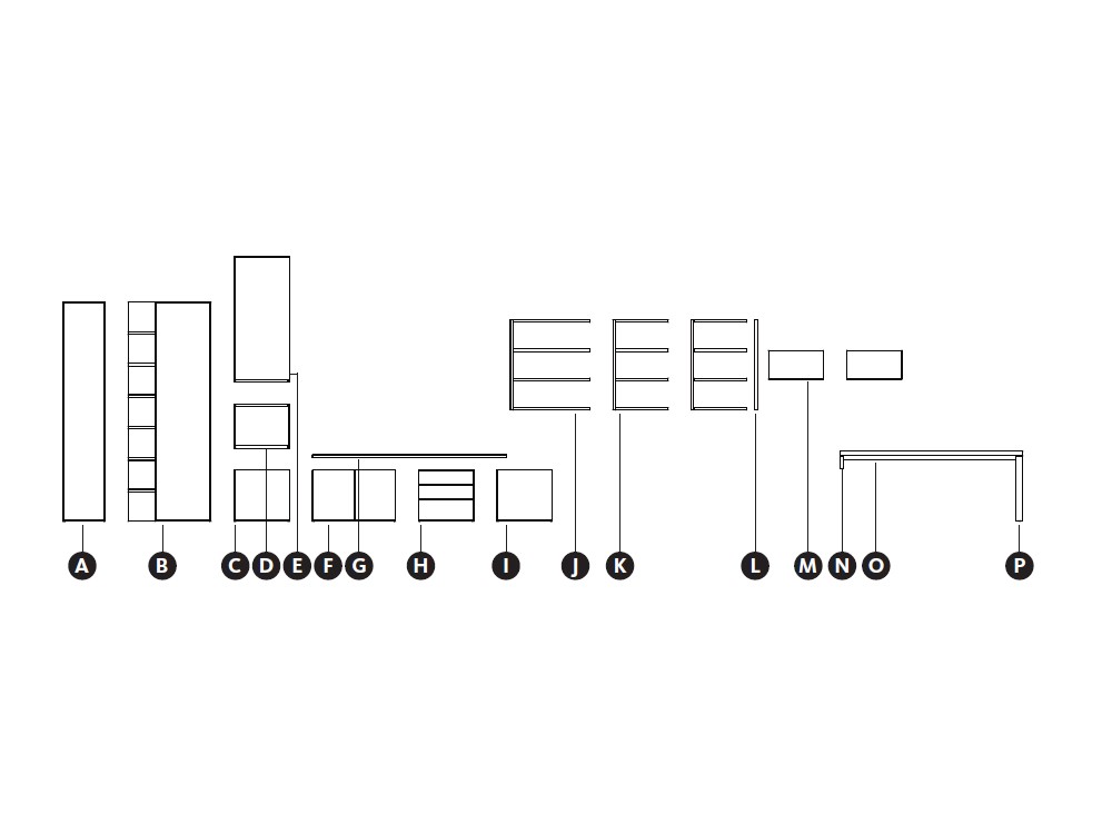 Home Office con armario de Lagrama - 3