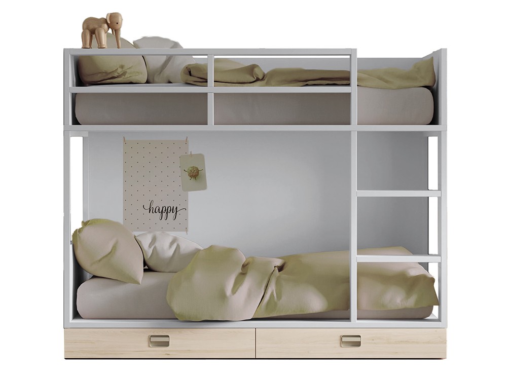 Litera Flat con dos cajones Zona Joven de Lagrama - 5