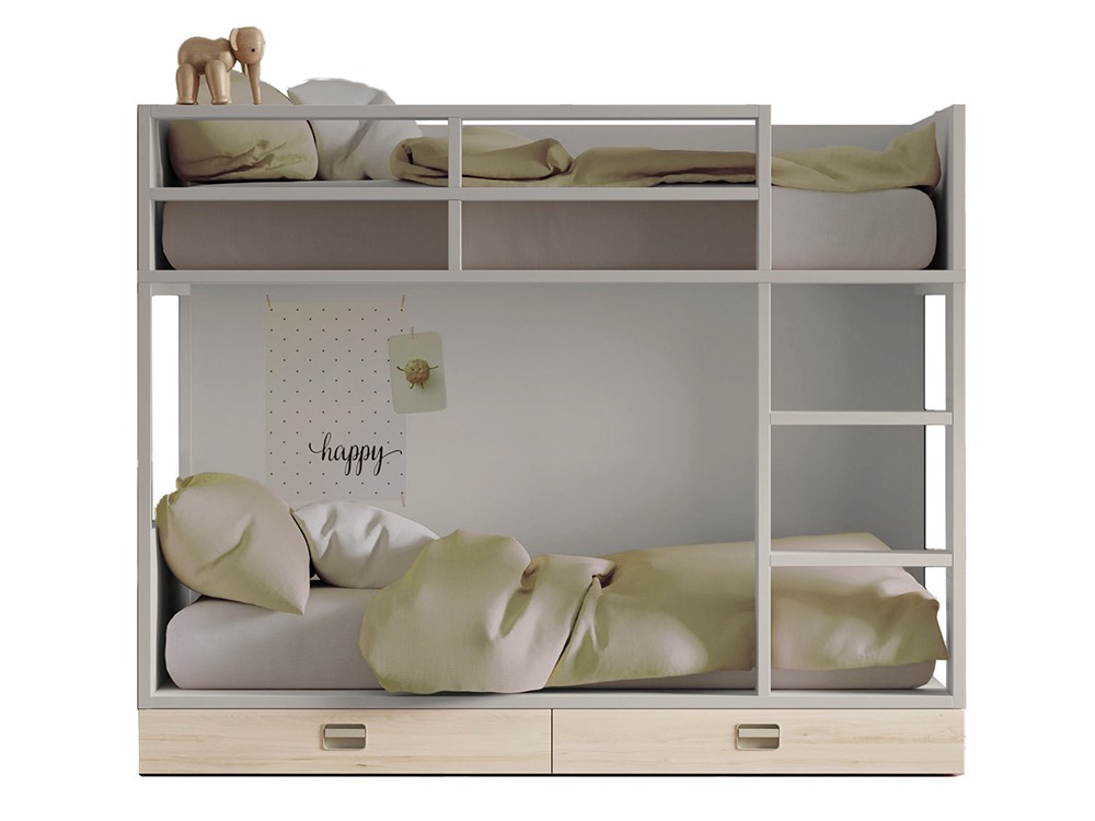 Litera Flat con dos cajones Zona Joven de Lagrama - 6