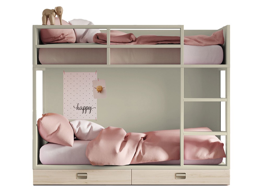 Litera Flat con dos cajones Zona Joven de Lagrama - 8