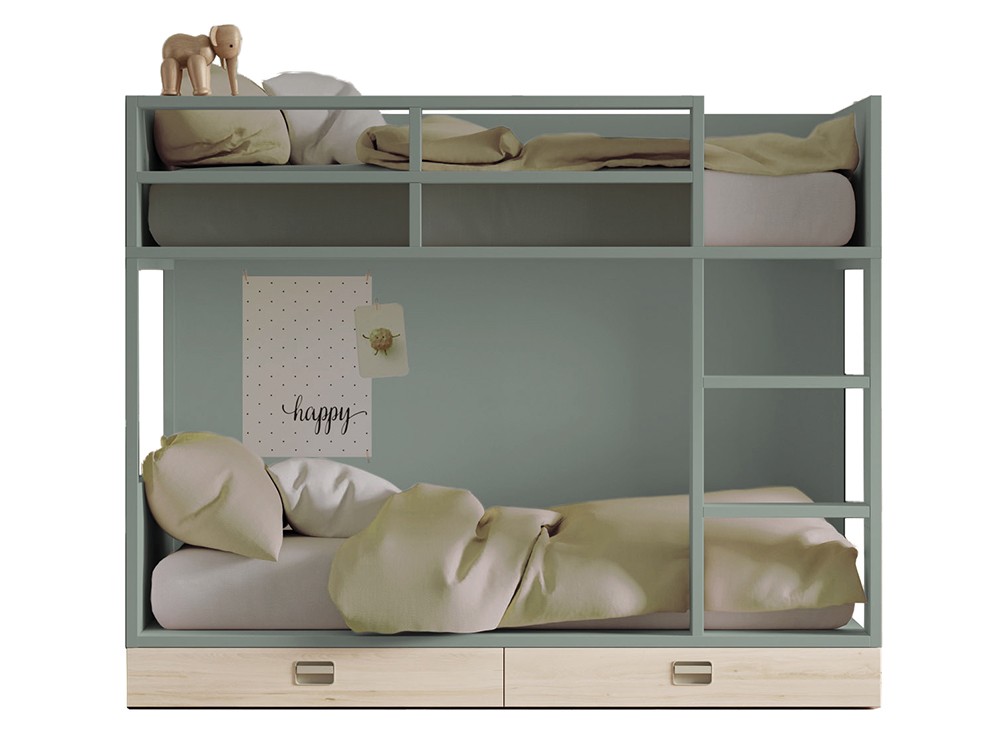 Litera Flat con dos cajones Zona Joven de Lagrama - 10