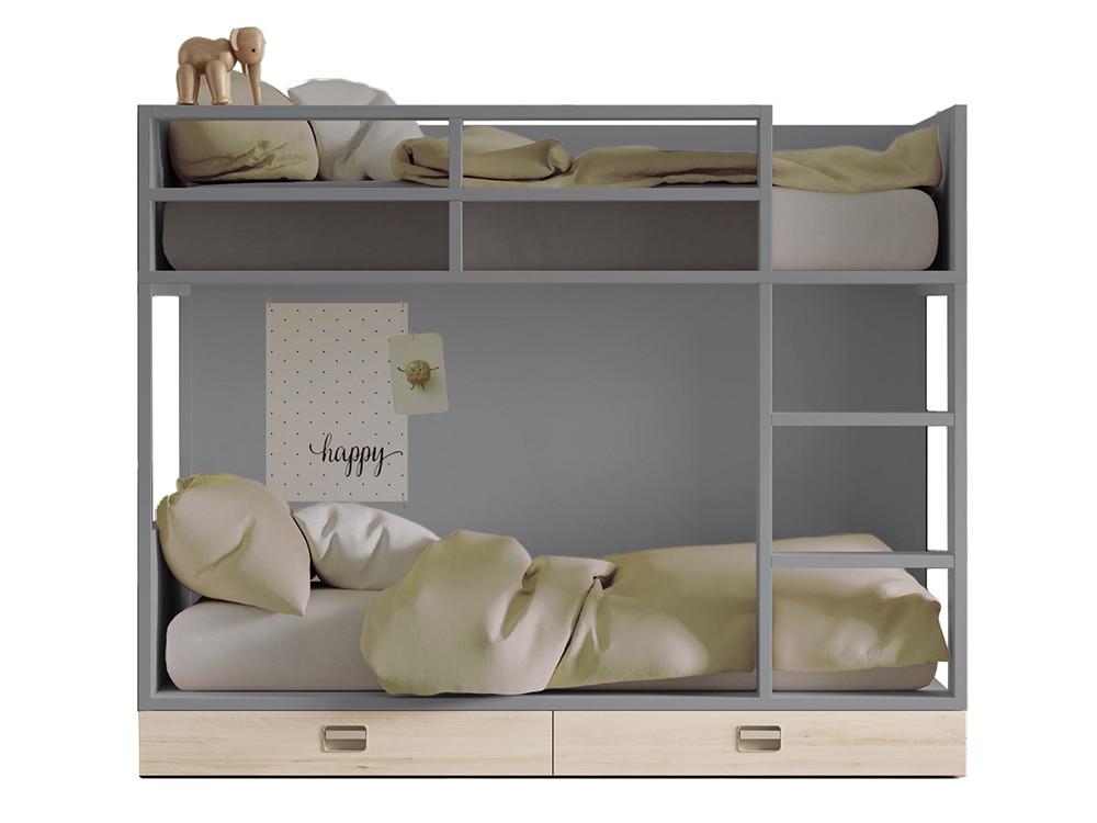 Litera Flat con dos cajones Zona Joven de Lagrama - 11