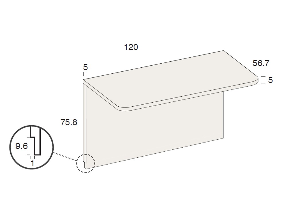 Escritorio Square Stay de Antaix - 3