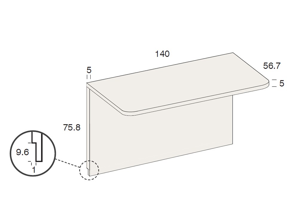 Escritorio Square Stay de Antaix - 4