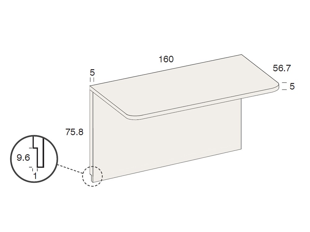 Escritorio Square Stay de Antaix - 5