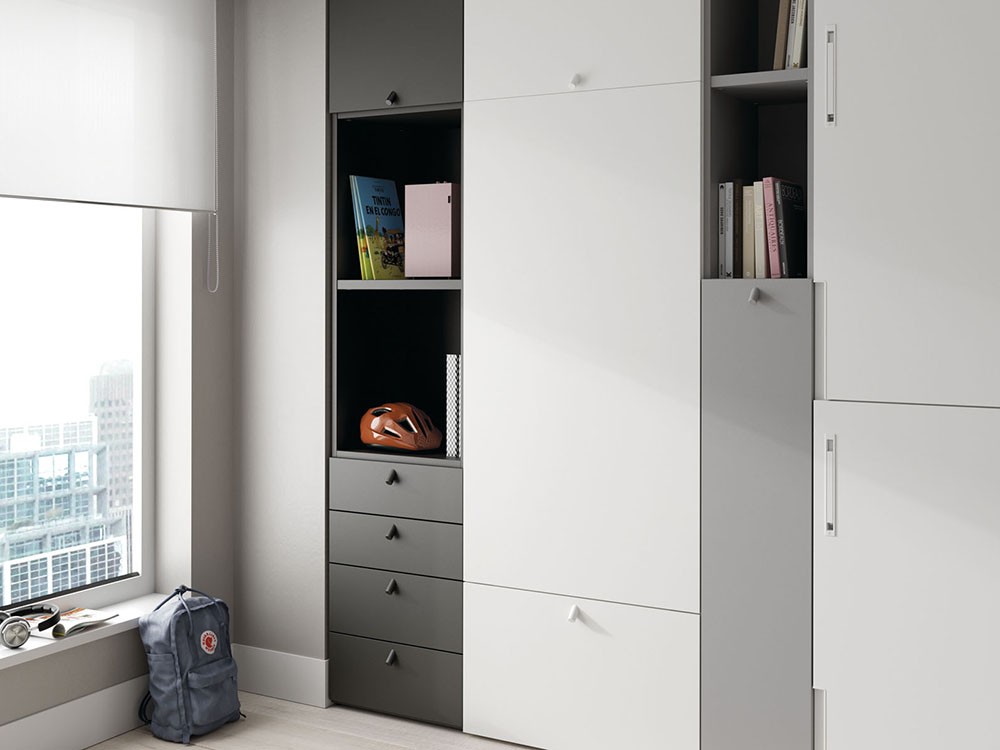 Litera abatible 90cm con altillo U&D 13 de Jotajotape - 4