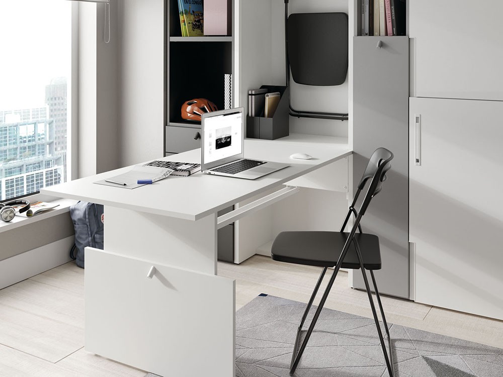 Litera abatible 90cm con altillo U&D 13 de Jotajotape - 6