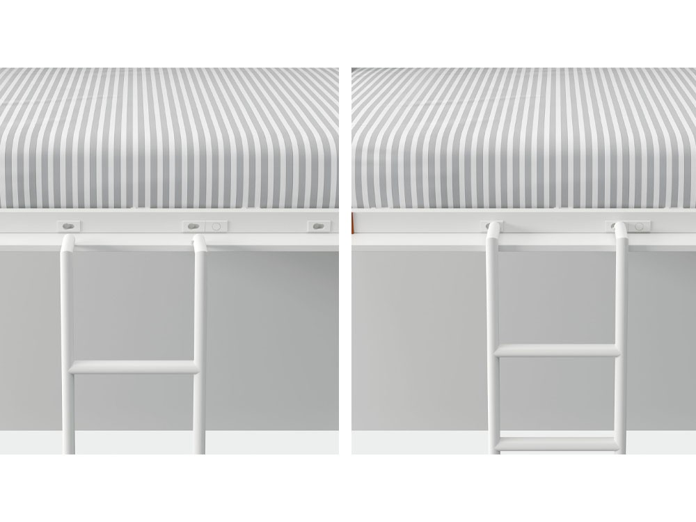 Litera abatible horizontal 90cm sin marco Up & Down de Jotajotape - 11