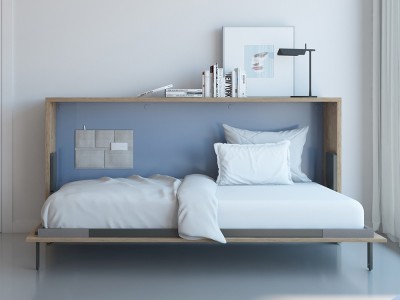 Cama abatible de 90cm horizontal Vita de jotajotape - 1