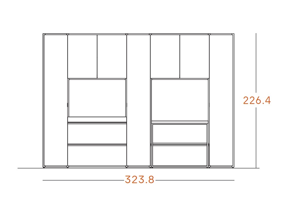 Mueble para despensa con mesa ADD 03 de Antaix - 3