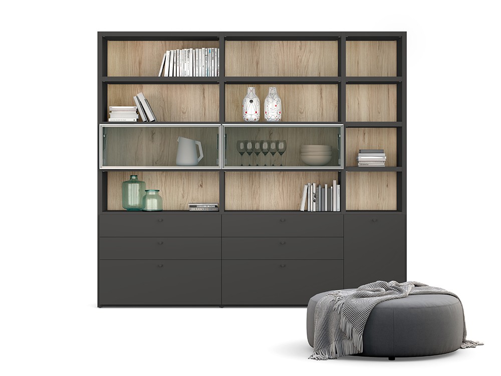 Librería con vitrina ADD 07 de Antaix - 6