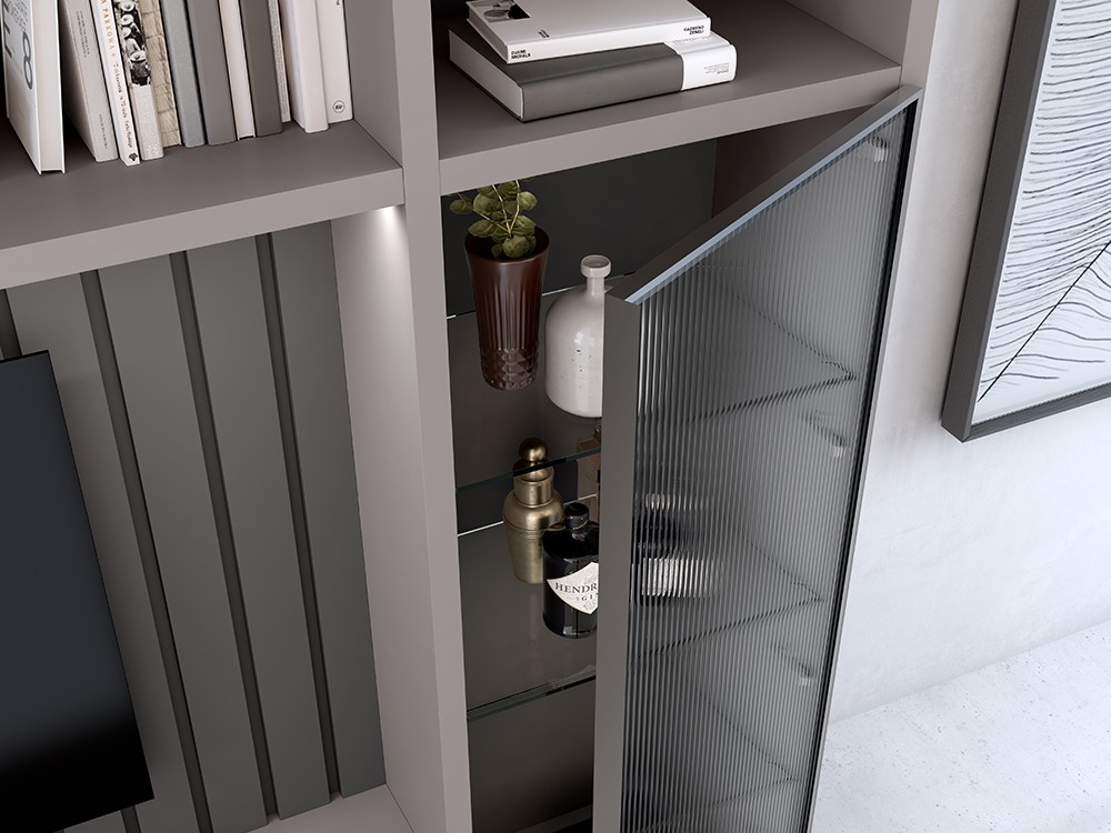 Mueble para tv con vitrina ADD 08 de Antaix - 2