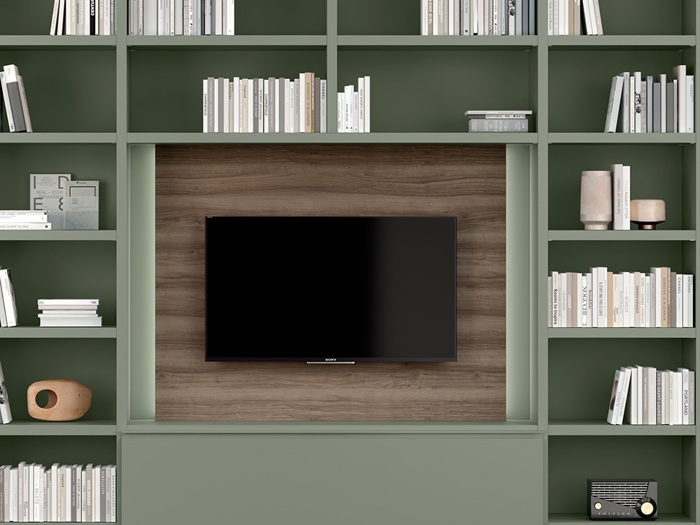 Librería con hueco para televisión ADD 09 de Antaix - 2