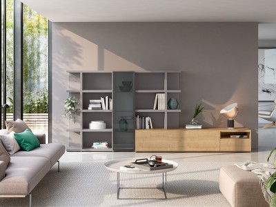 Mueble para salón con vitrina ADD 12 de Antaix - 3