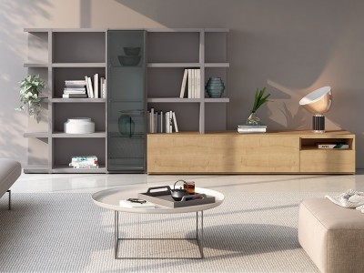 Mueble para salón con vitrina ADD 12 de Antaix - 1