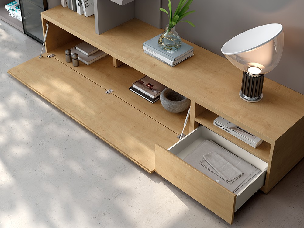 Mueble para salón con vitrina ADD 12 de Antaix - 2