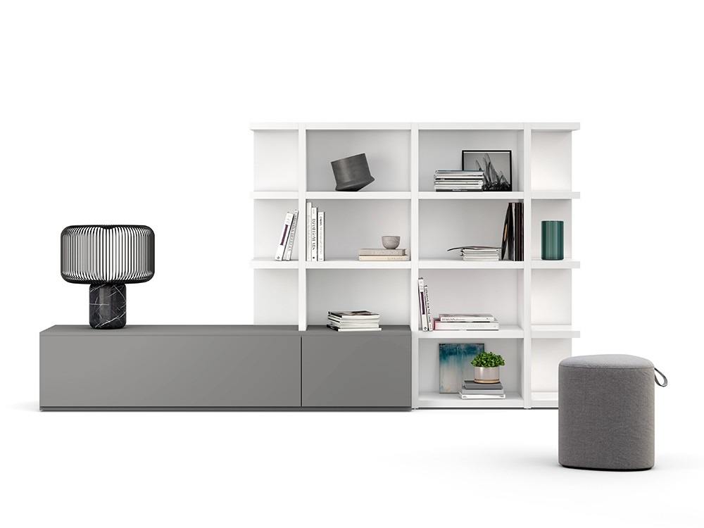Mueble para salón con librería ADD 13 de Antaix - 3