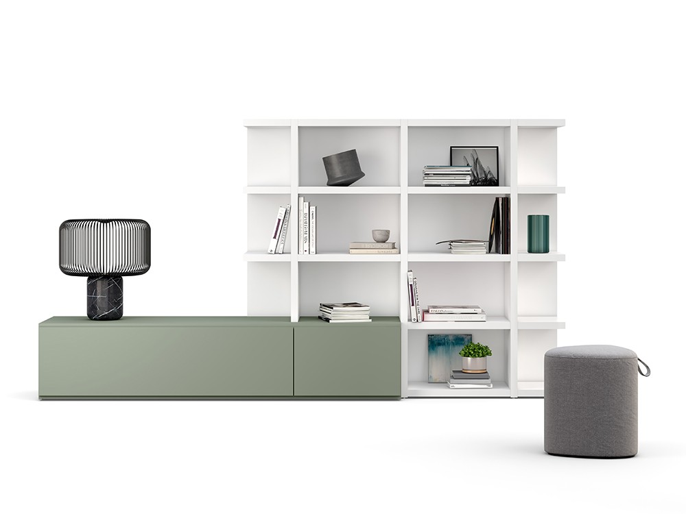 Mueble para salón con librería ADD 13 de Antaix - 1