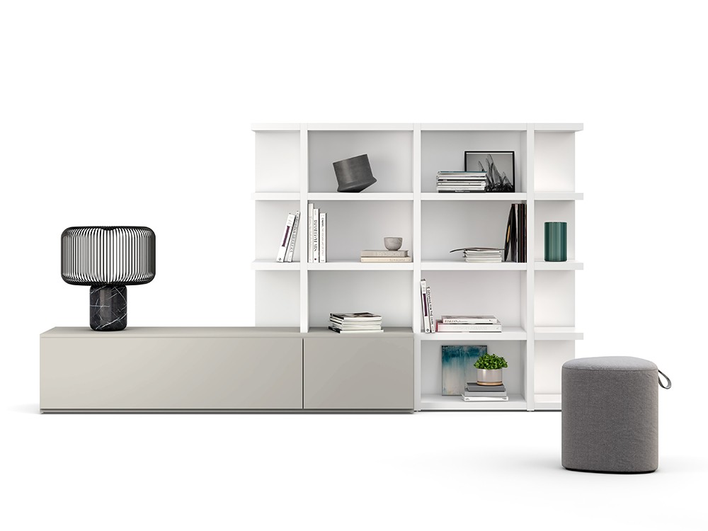 Mueble para salón con librería ADD 13 de Antaix - 6