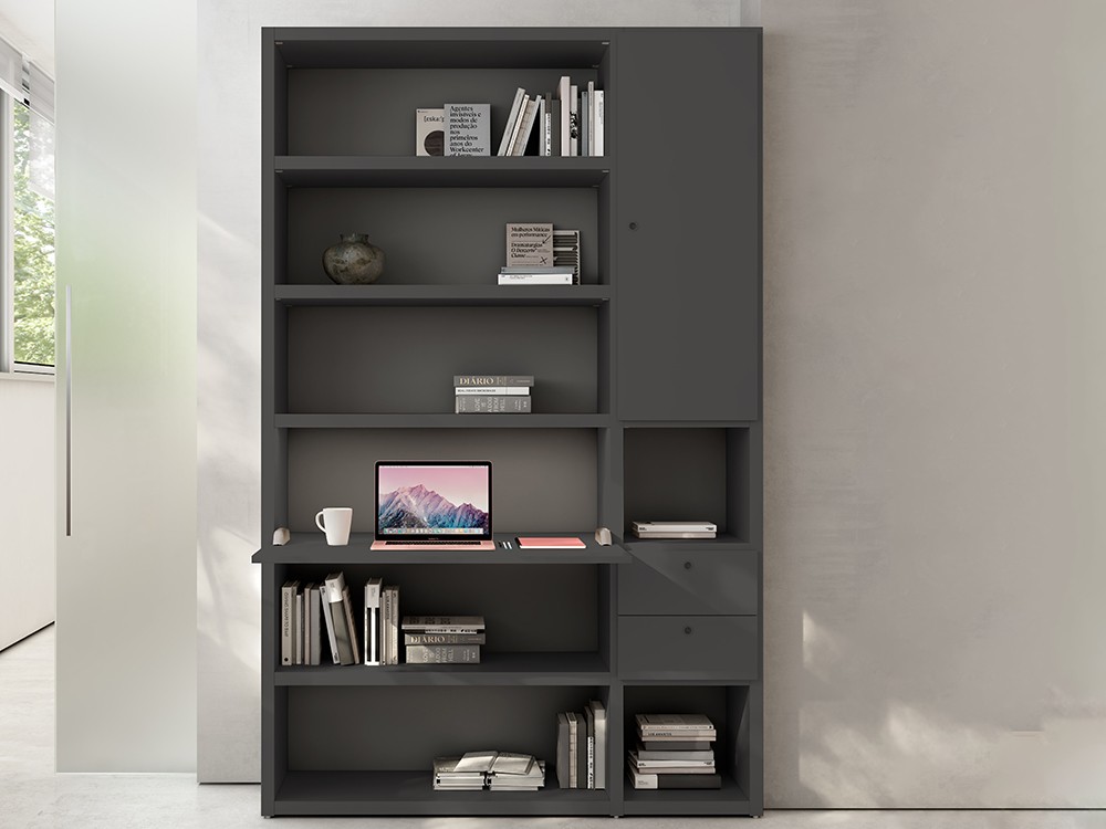 Librería con escritorio abatible ADD 14 de Antaix - 5