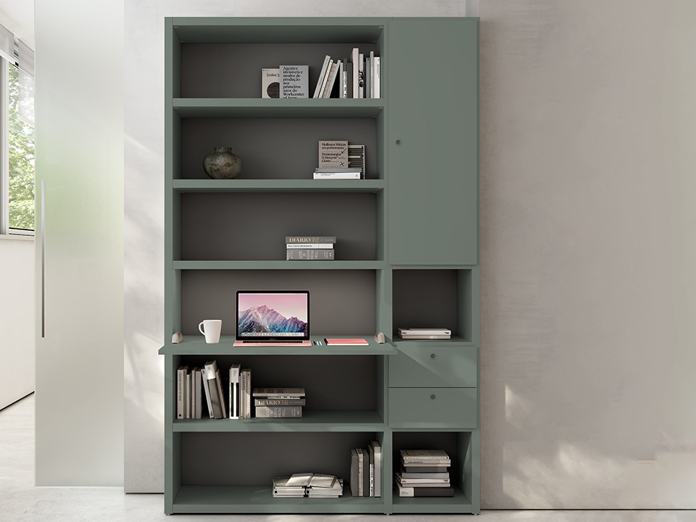 Librería con escritorio abatible ADD 14 de Antaix - 5