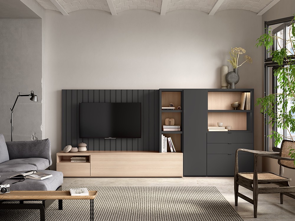 Mueble para salón con panel Gap ADD 15 de Antaix - 2 Mueble para salón con panel Gap ADD 15 de Antaix - 2