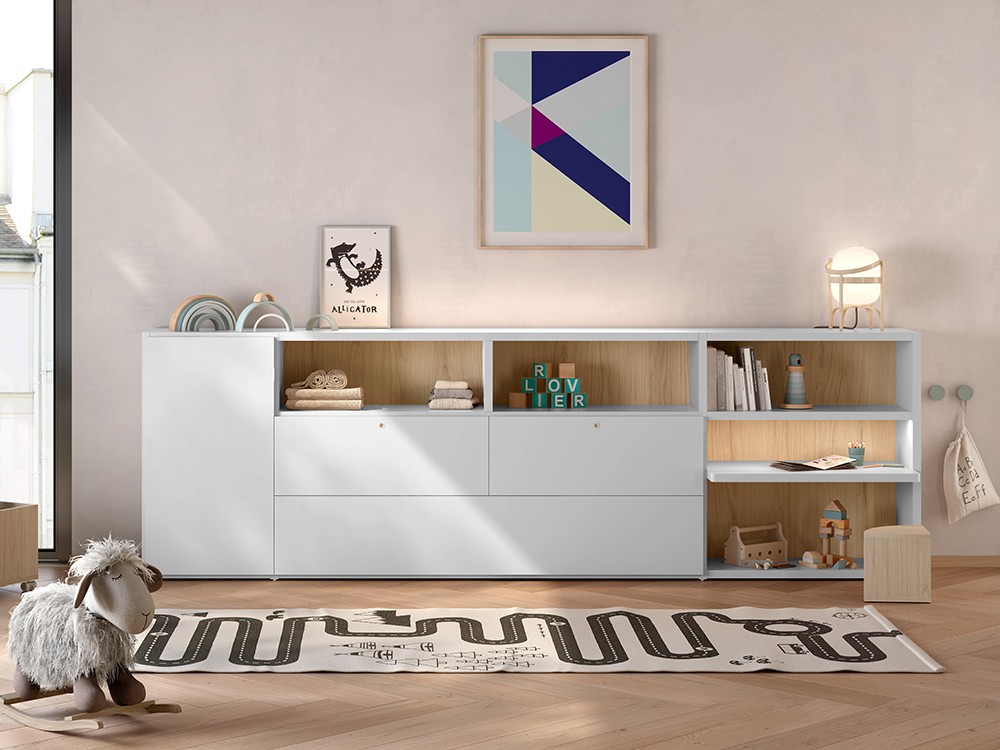 Estantería con escritorio infantil ADD 21 de Antaix - 2