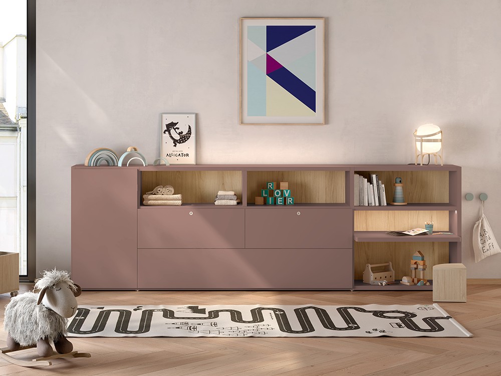 Estantería con escritorio infantil ADD 21 de Antaix - 6