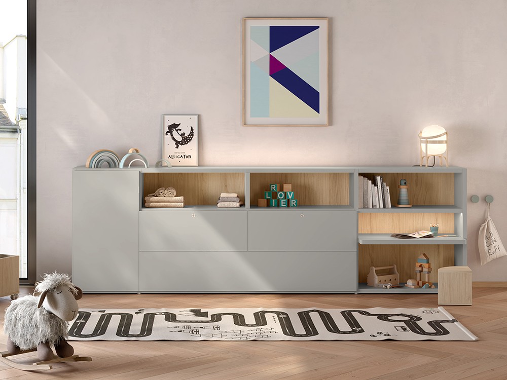 Estantería con escritorio infantil ADD 21 de Antaix - 7