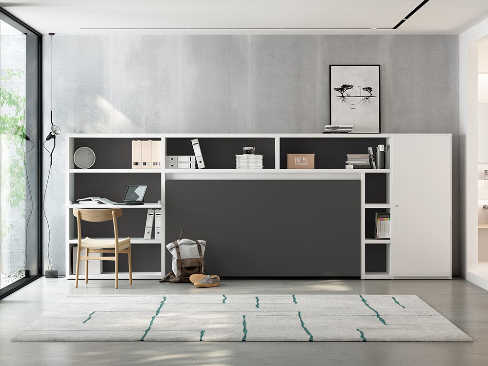 Mueble con cama abatible horizontal 90cm ADD 20 de Antaix - 7