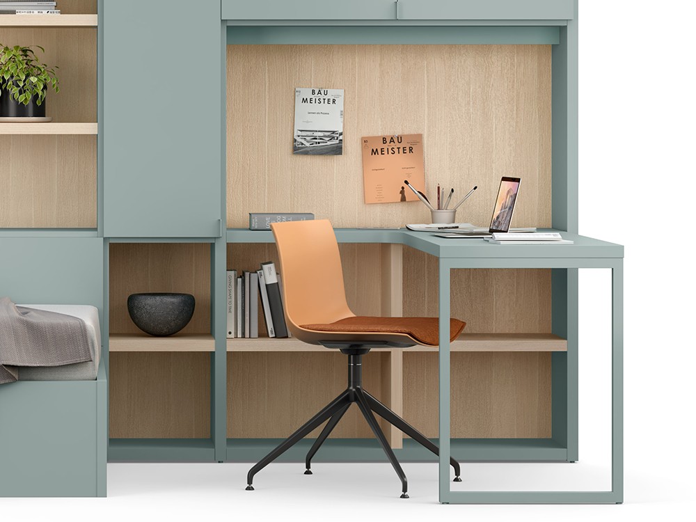 Dormitorio juvenil con zona de estudio ADD 25 de Antaix - 2