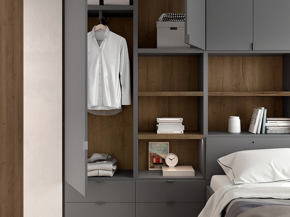 Dormitorio con armarios y tocador ADD 26 Antaix