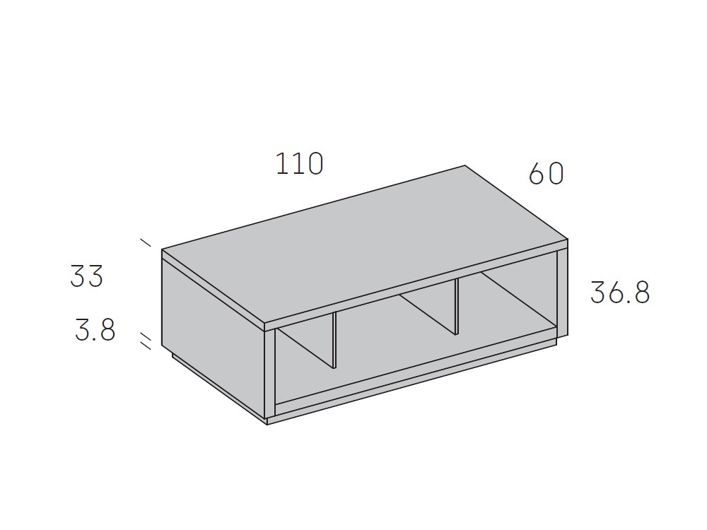 Mesa de centro Fenster Way Home de Antaix - 7