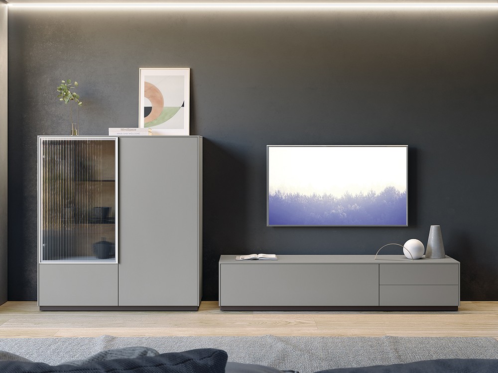 Aparador alto con vitrina Way Home 08 de Antaix - 2