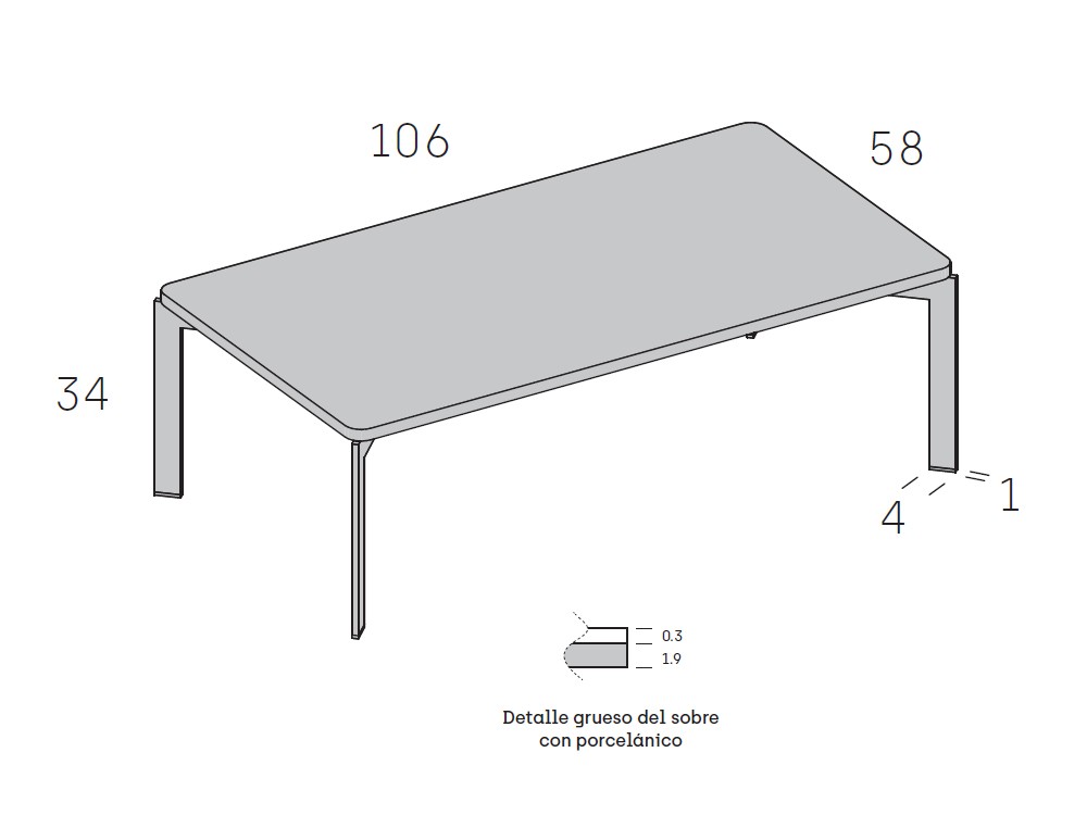 Mesa de centro Link Way Home de Antaix - 3