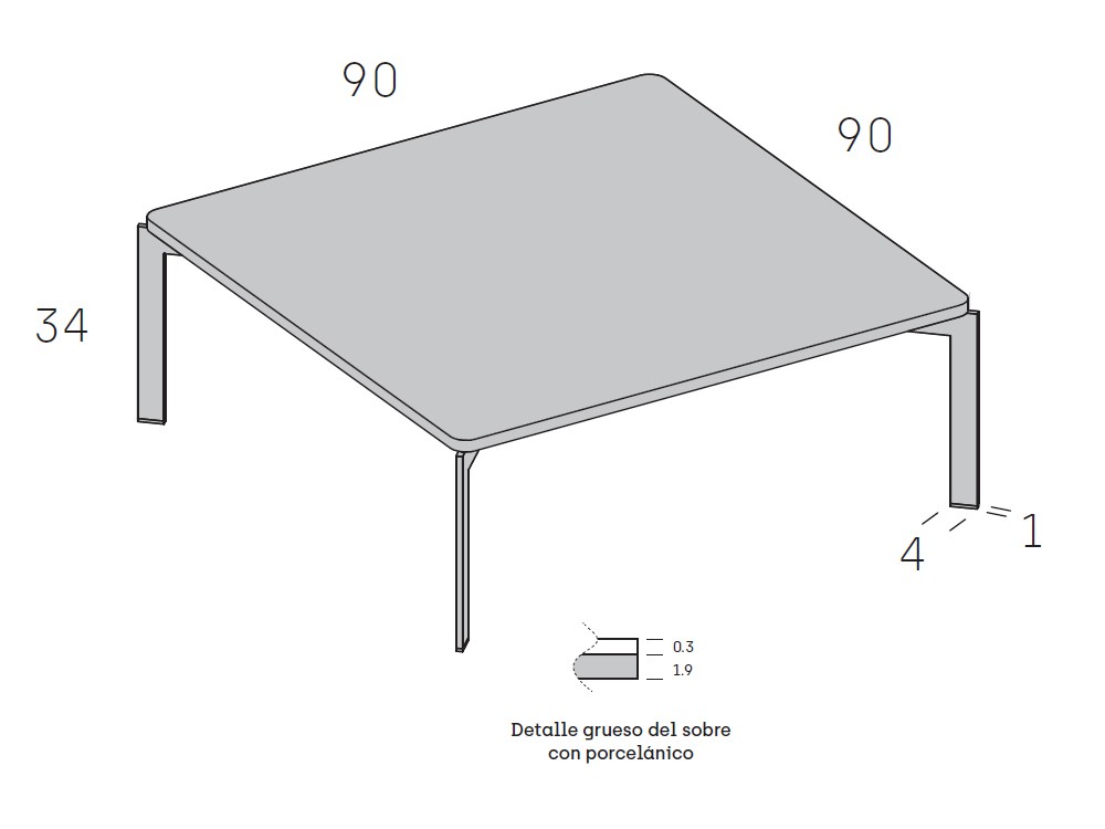 Mesa de centro Link Way Home de Antaix - 4