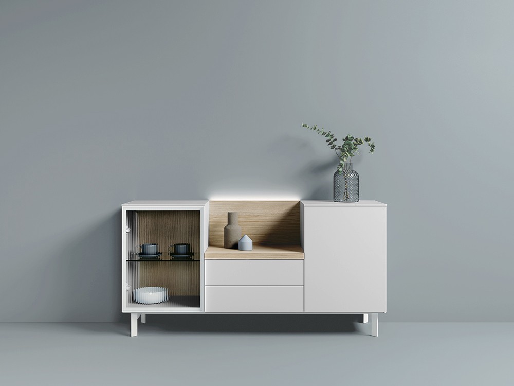 Aparador bajo con vitrina Way Home 14 de Antaix - 2